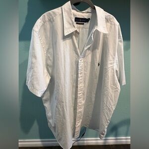 White shirt sleeve button down